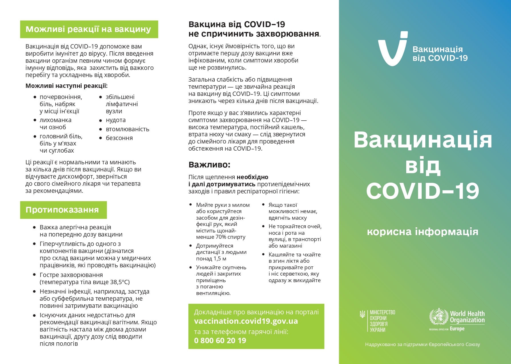 Вакцинація від СOVID-19